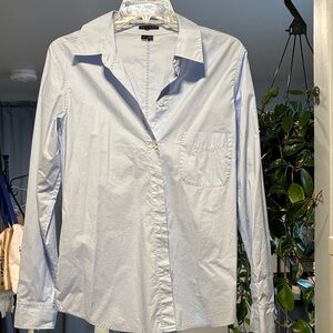 Theory Pale Blue Women's Button-Down Shirt